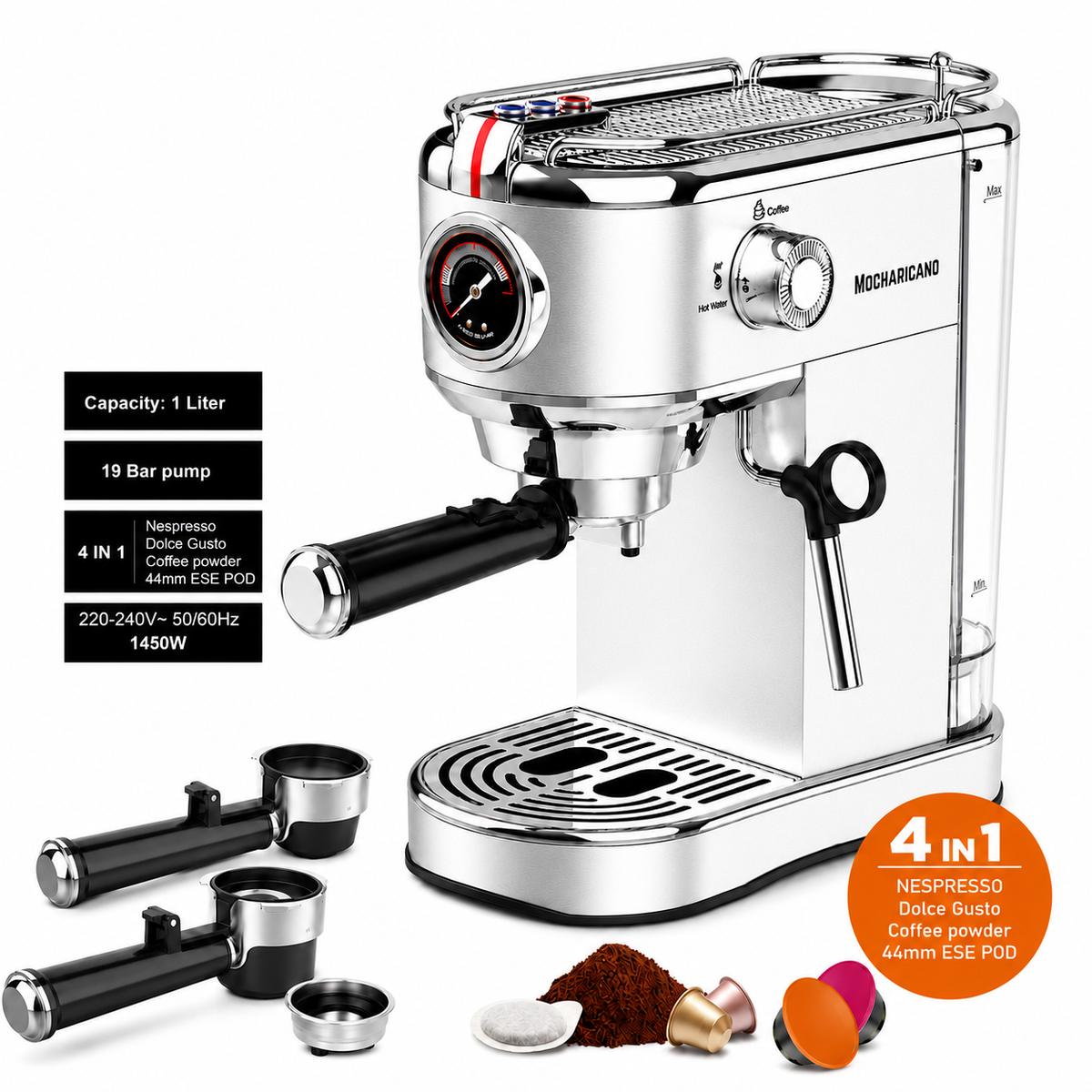 MochaRicano Quattro espresso machine
